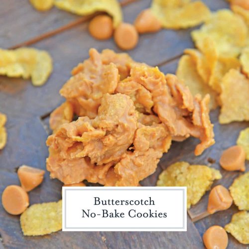 Butterscotch NoBake Cookies Butterscotch Cookie Recipe