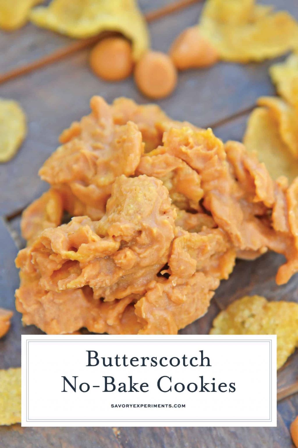 Butterscotch NoBake Cookies Butterscotch Cookie Recipe