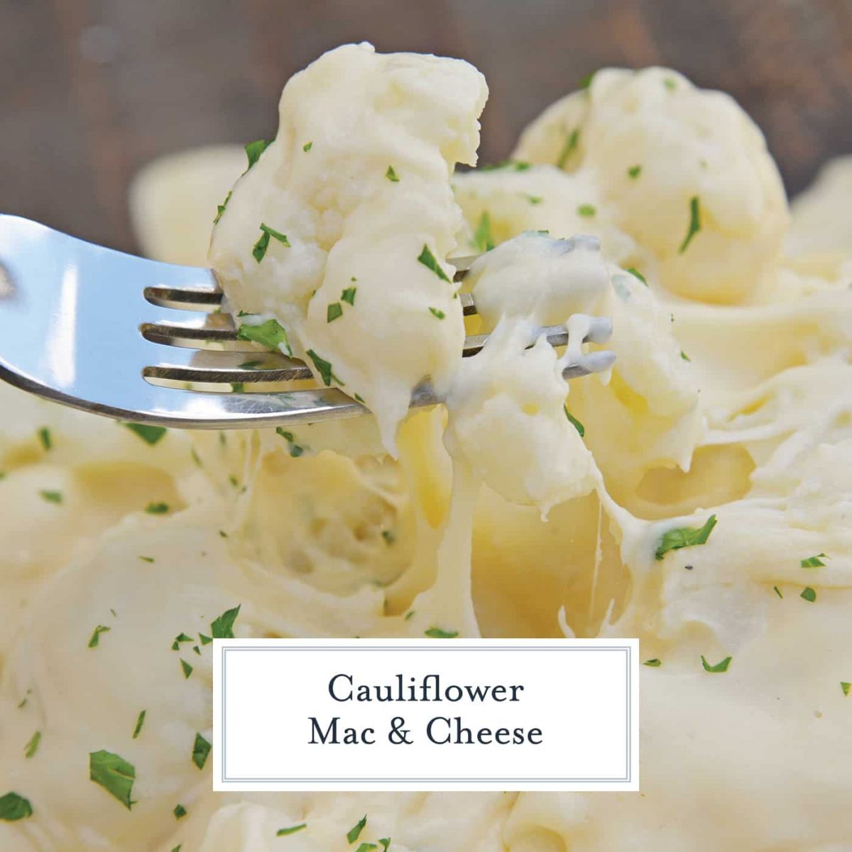 Cauliflower Mac and Cheese is an easy-to-make low carb mac and cheese that follows keto guidelines. A kid-friendly cauliflower side dish! #cauliflowermacandcheese #ketomacandcheese #lowcarbsidedishes www.savoryexperiments.com