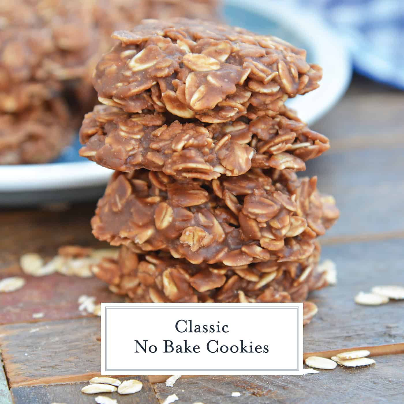 If you've always thought oatmeal no bake cookies were difficult, this classic no bake cookie recipe will change your mind. With these tips, you'll end up with the perfect peanut butter no bake cookies every time! #oatmealnobakecookies #classicnobakecookies www.savoryexperiments.com