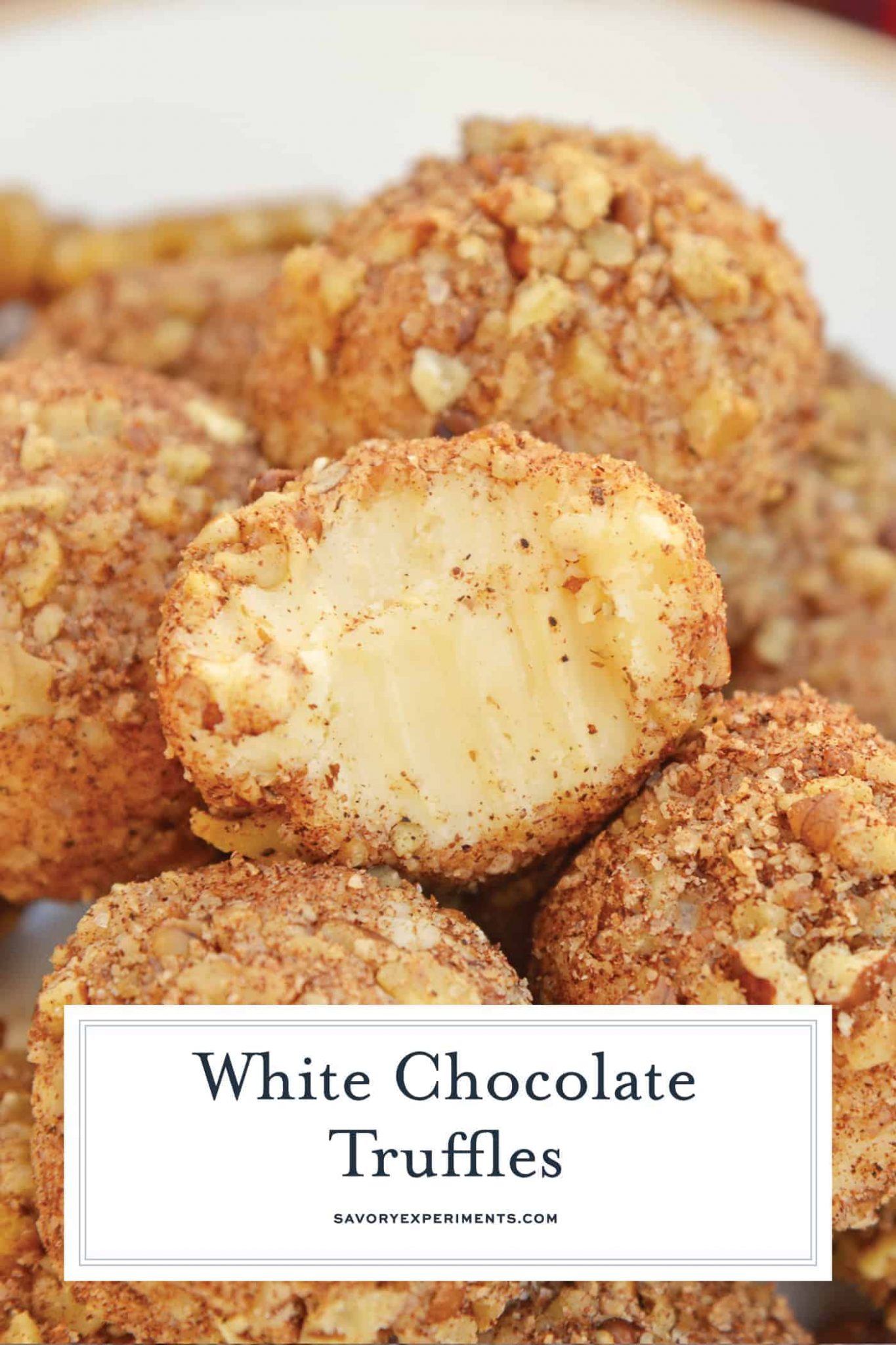 White Chocolate Truffles Truffles using Condensed Milk