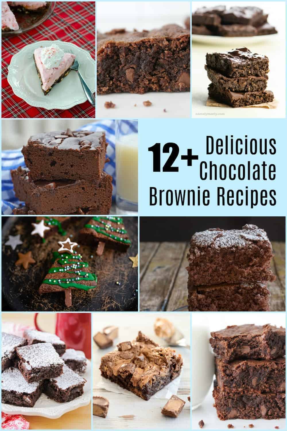 12+ Fabulous Chocolate Brownie Recipes! 