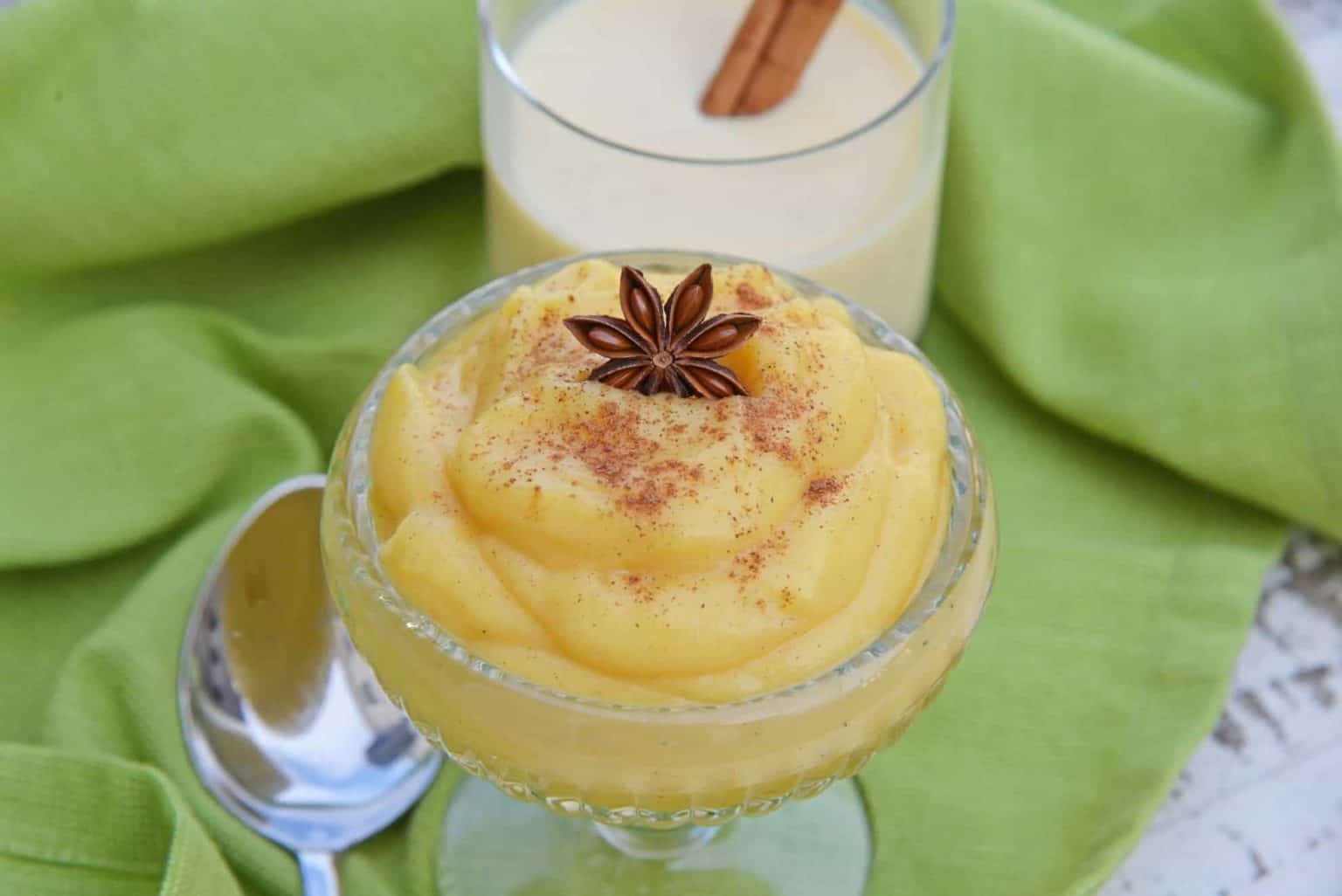 5Minute Eggnog Pudding Easy Homemade Pudding Recipes