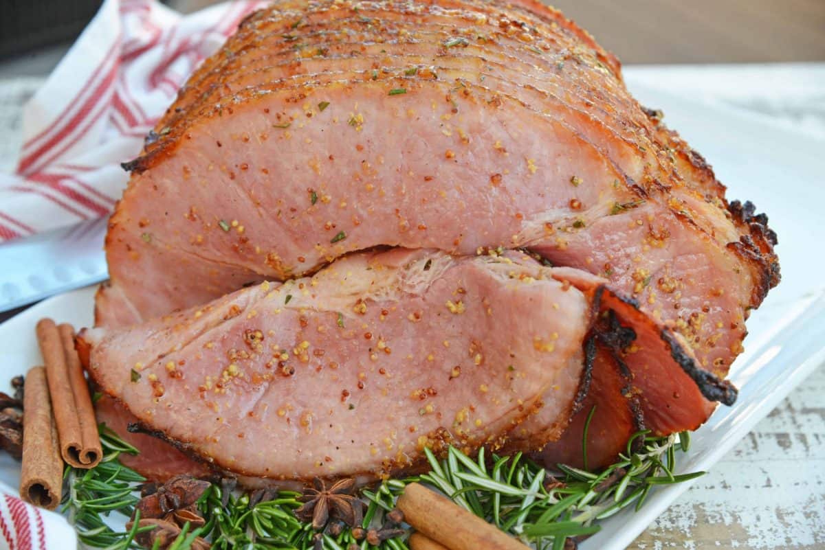 Mustard Brown Sugar Baked Ham Easy Spiral Ham Recipes