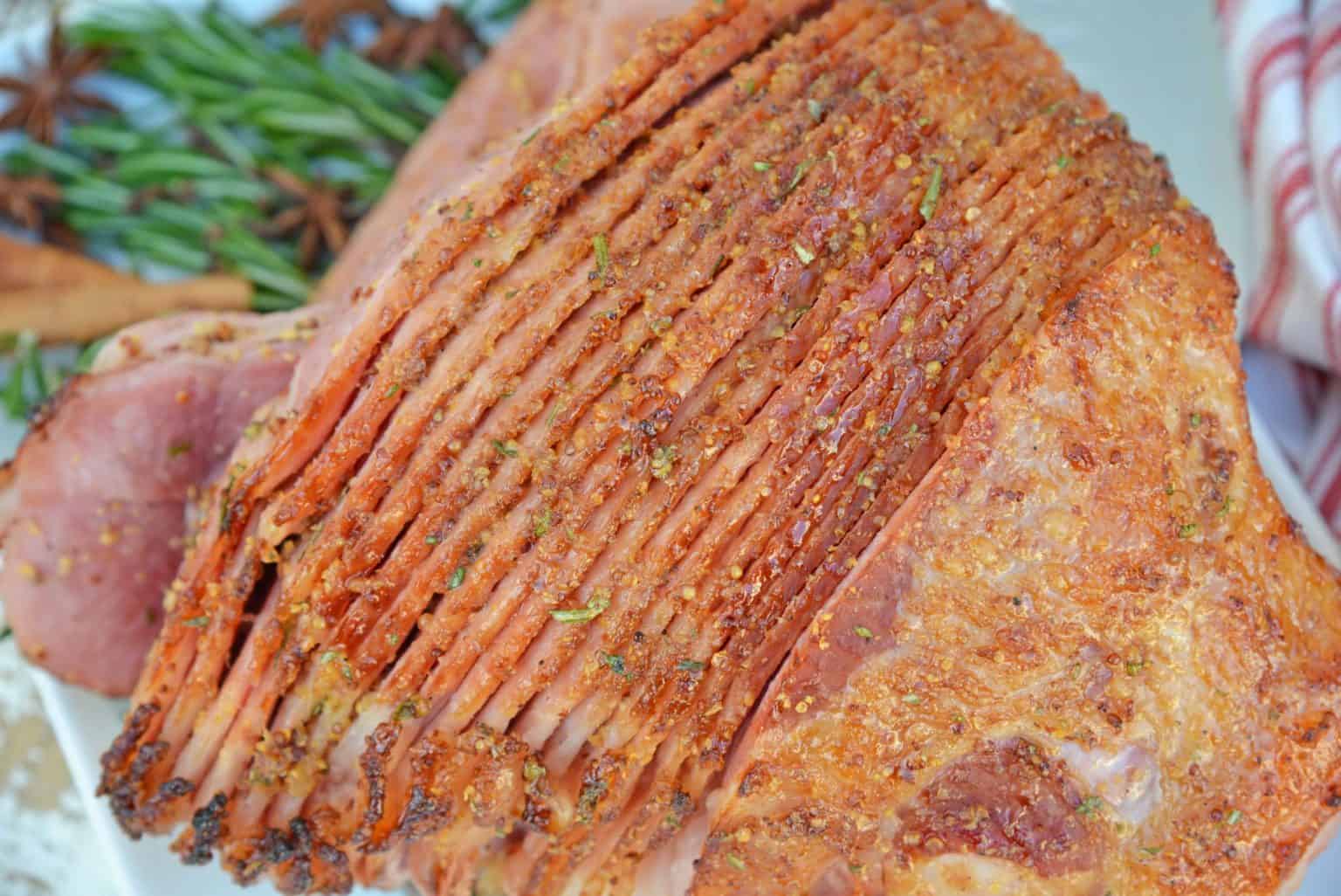 Mustard Brown Sugar Baked Ham Easy Spiral Ham Recipes