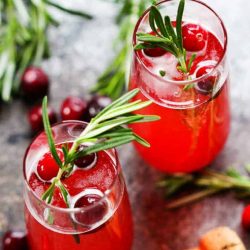 cranberry ginger bellinis