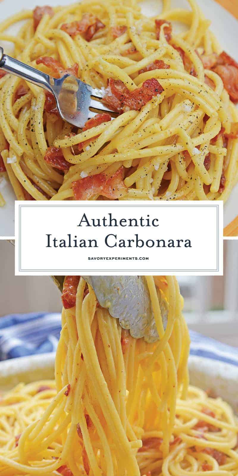 Easy Authentic Carbonara Recipe | Authentic Carbonara Just Like Rome!