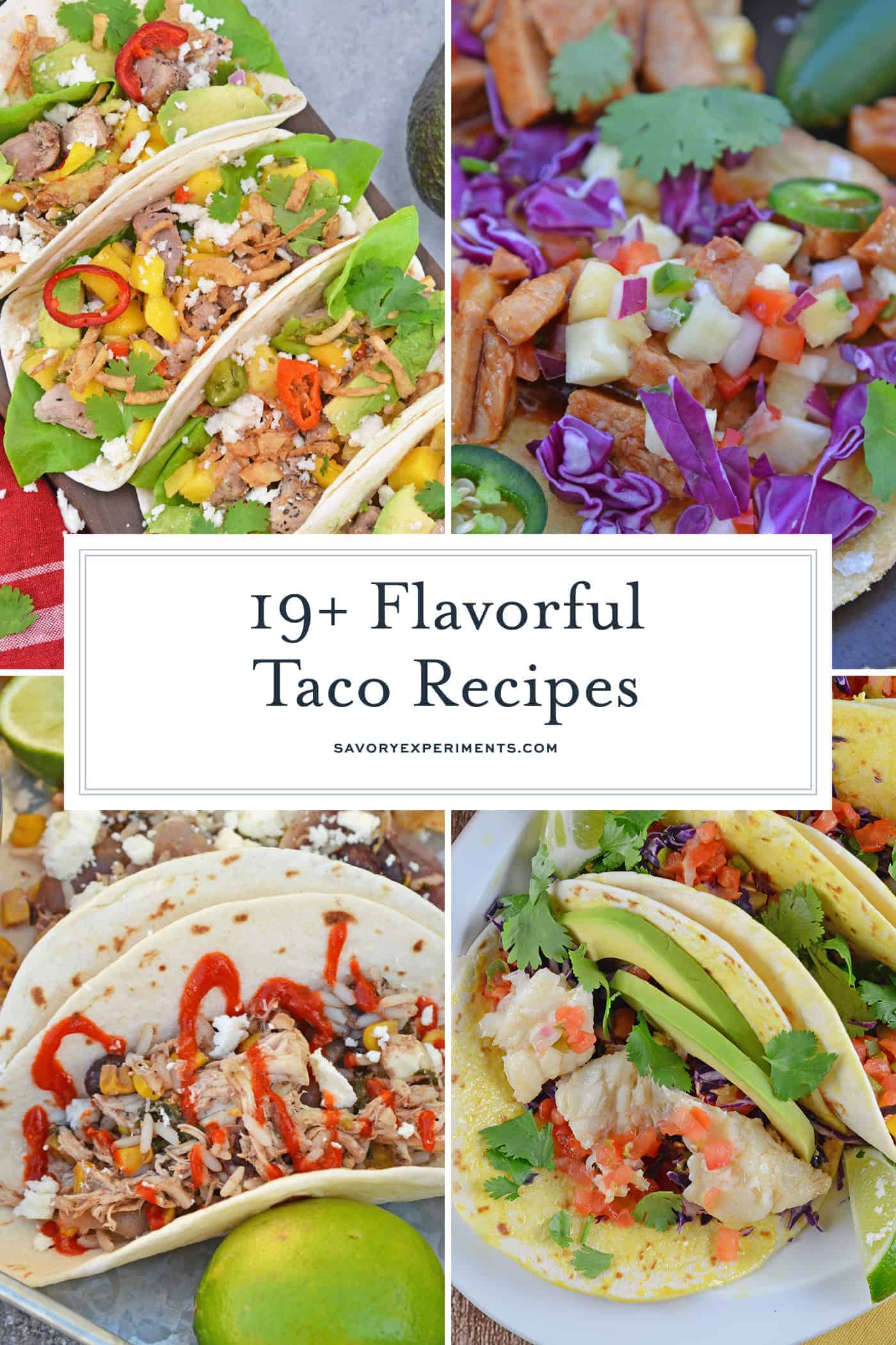collage of best taco recipes 