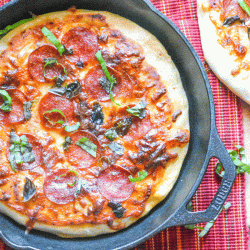 cast iron pizza