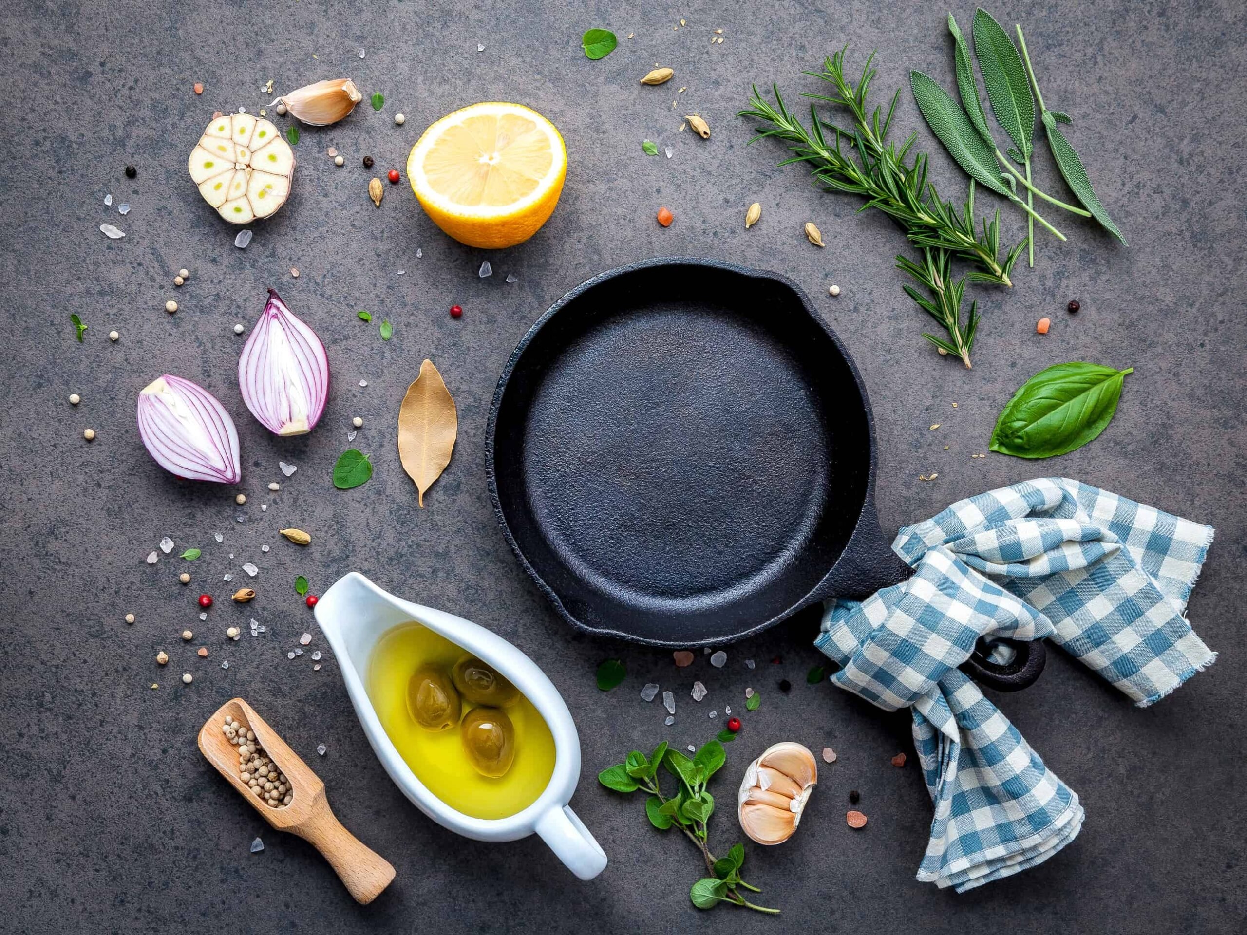 An easy guide on how to season a cast iron skillet, Dutch oven, or griddle and all your questions about how to care for cast iron answered in one spot. #howtoseasoncastiron #castironcare www.savoryexperiments.com