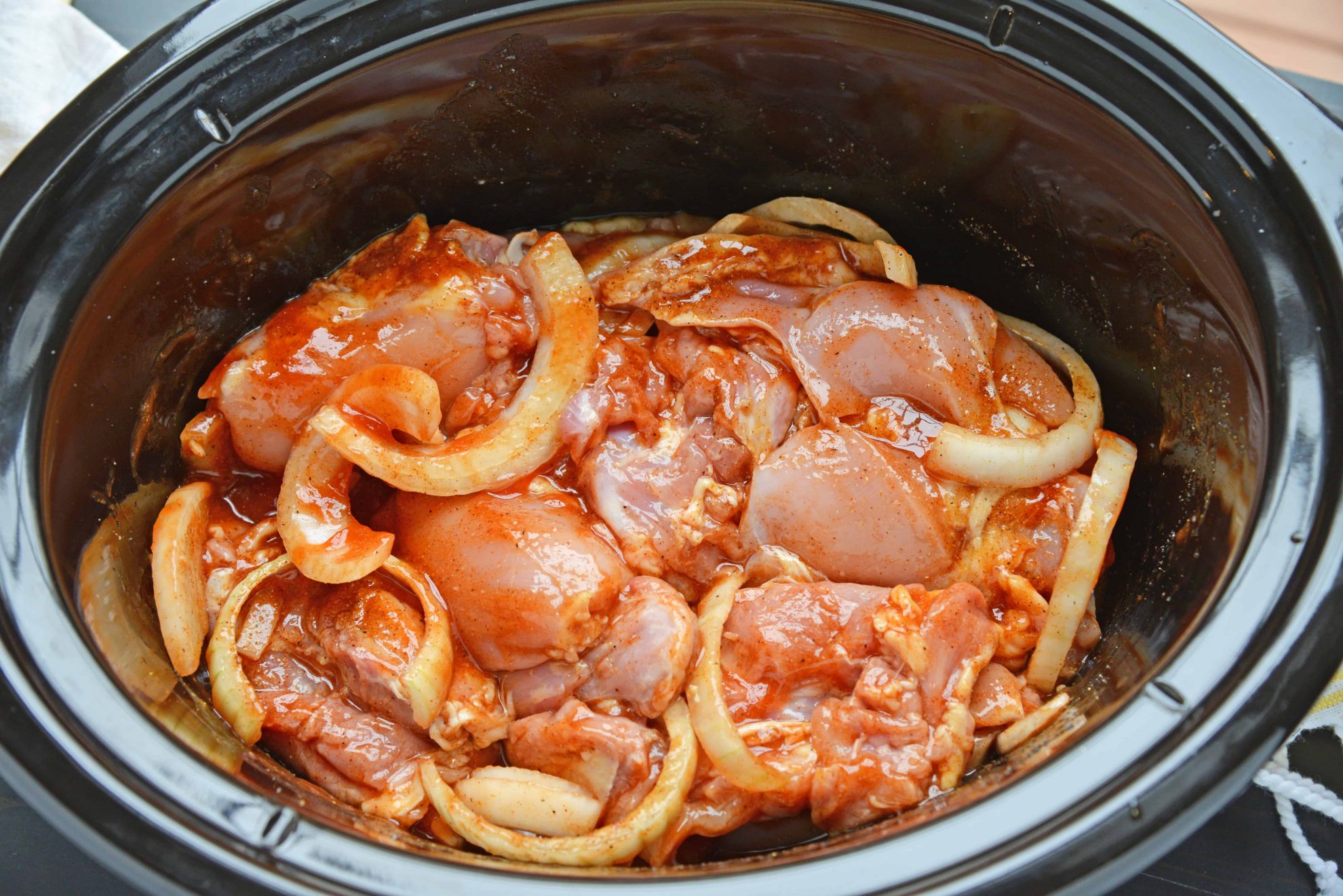 BBQ Chicken in Crockpot