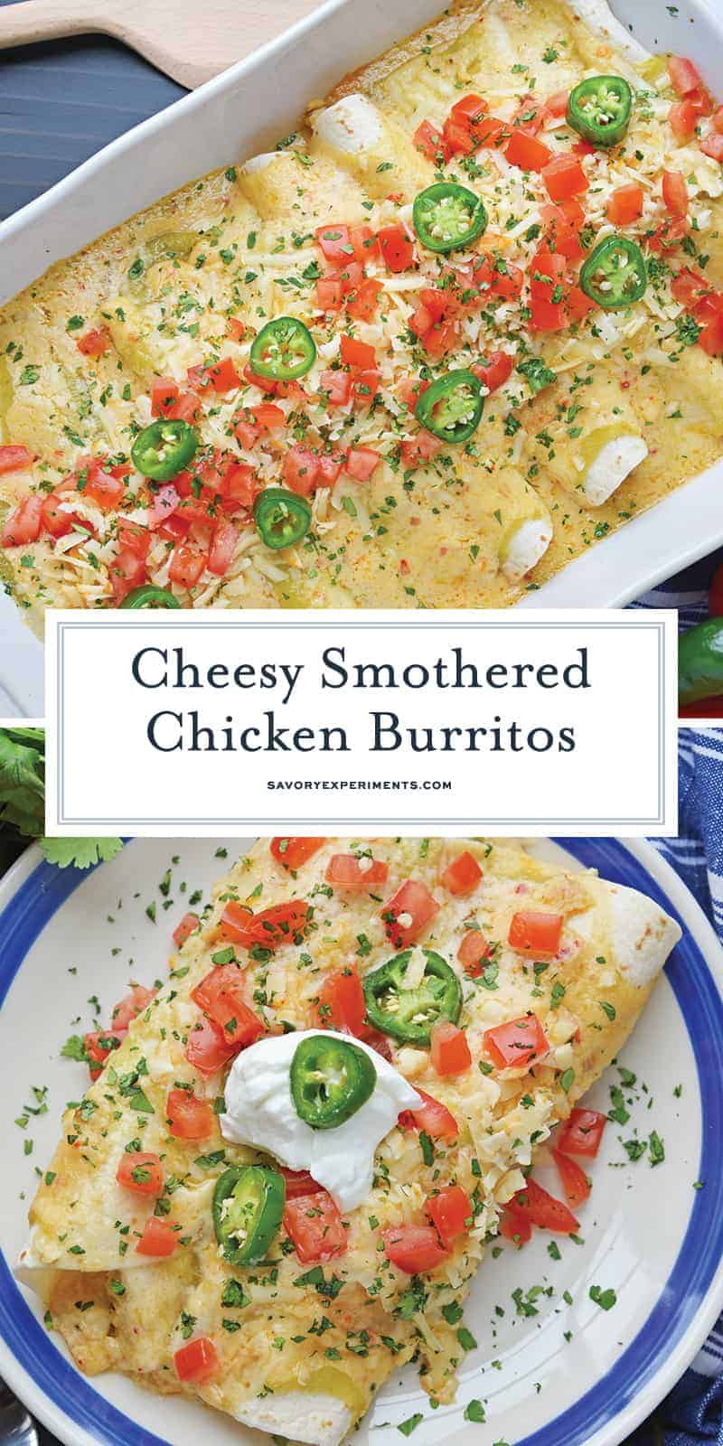 smothered chicken burritos for pinterest 