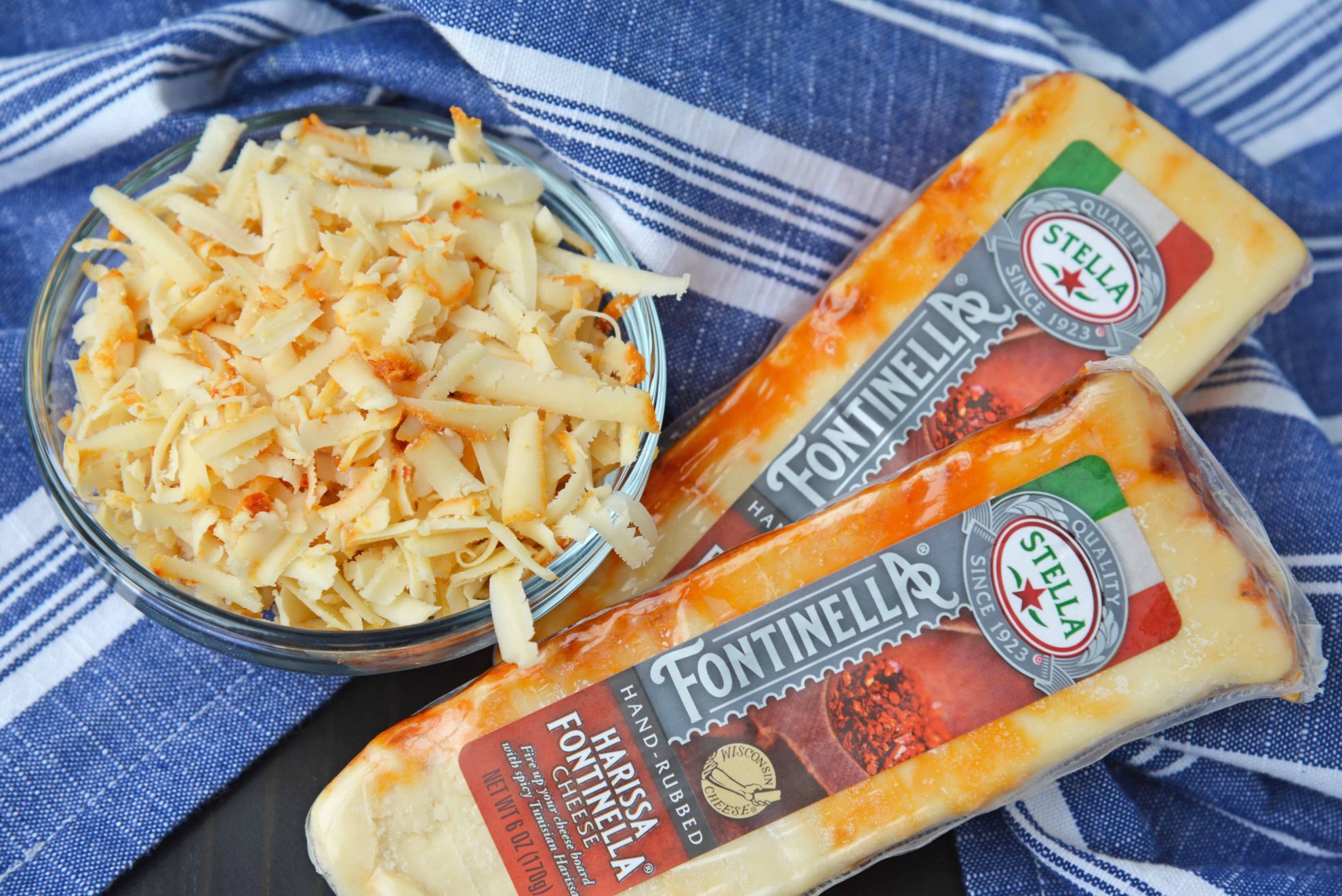 packaged cheese and shredded cheese 