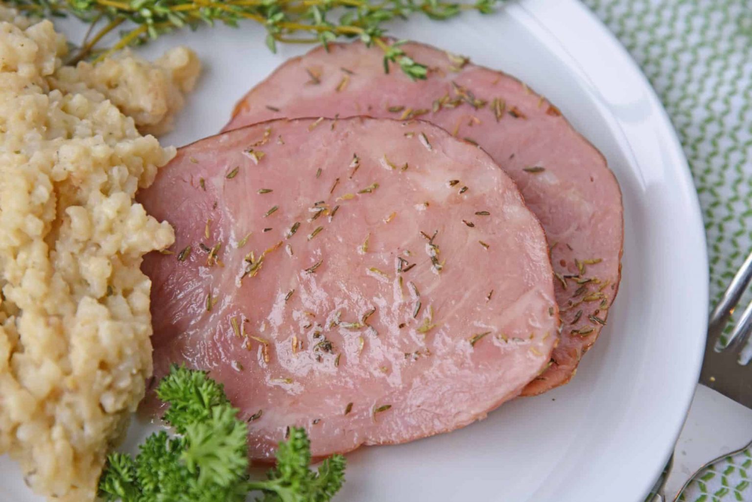 Thyme Honey Baked Ham How to Make Glaze For Ham