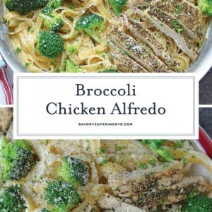 Broccoli Chicken Alfredo for Pinterest