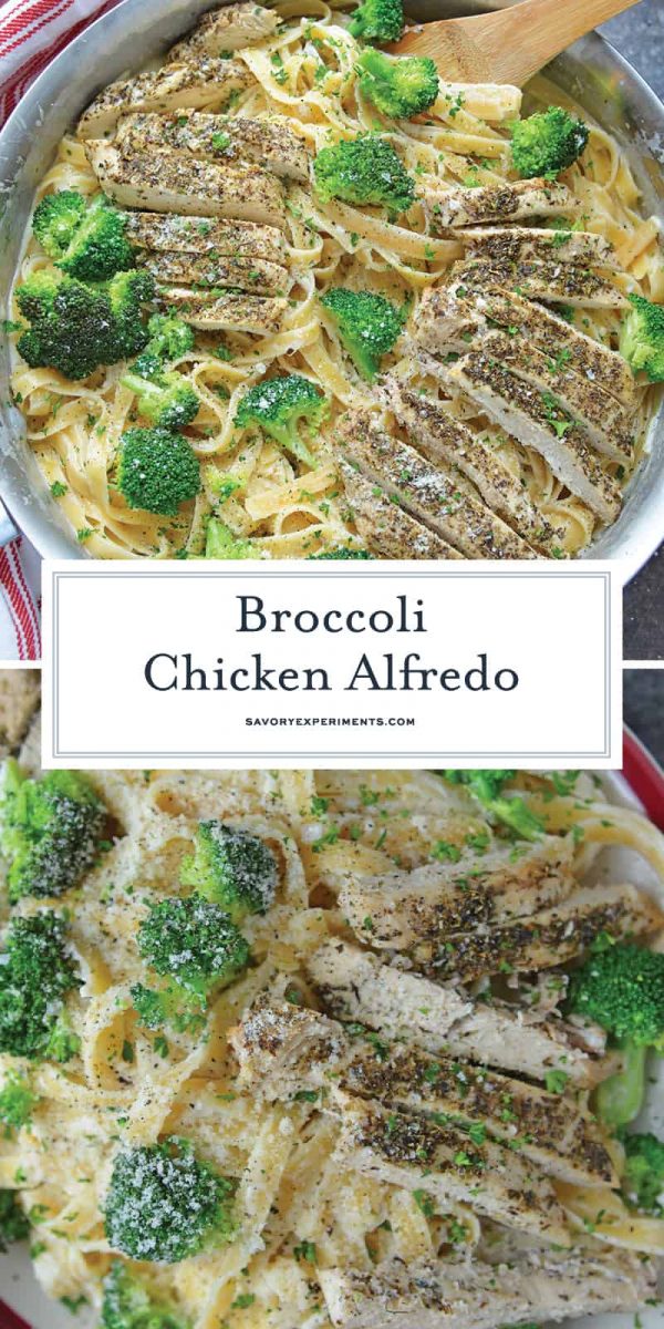 Broccoli Chicken Alfredo - Easy Chicken Alfredo Recipe