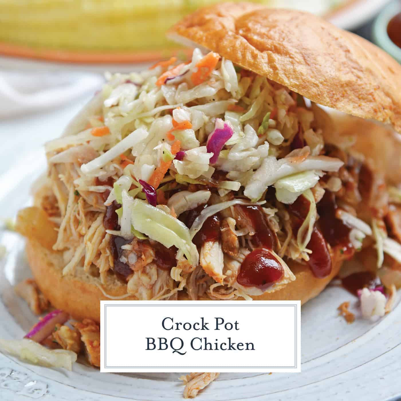 Close up of BBQ Chicken Sandwich