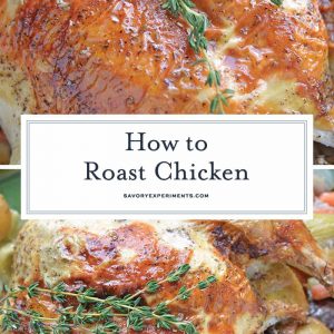 How to Roast CHicken for Pinterest