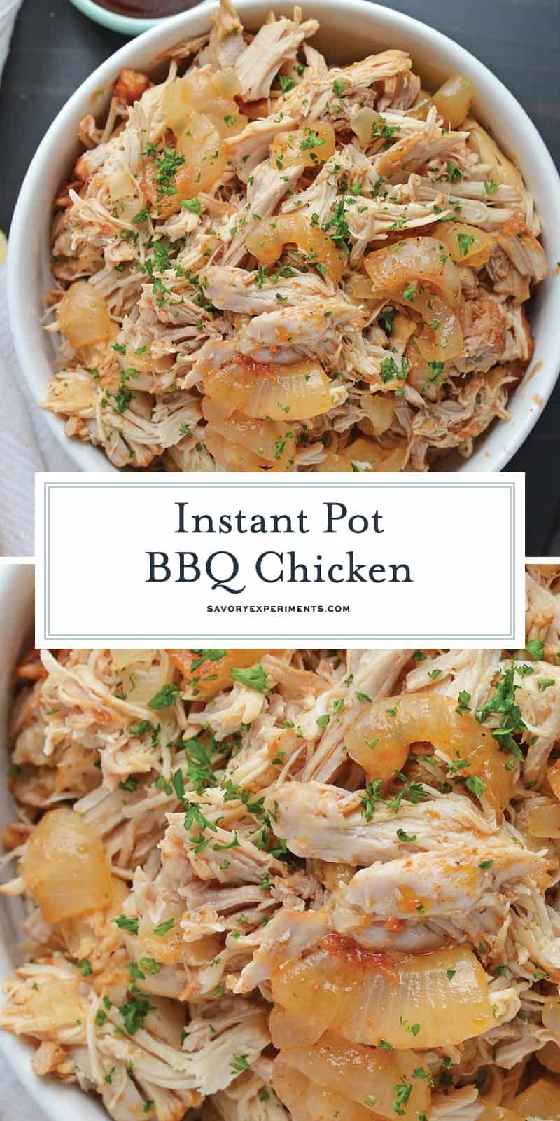 Instant Pot BBQ Chicken for Pinterest