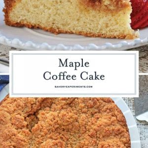 Maple coffee cake for pinterest