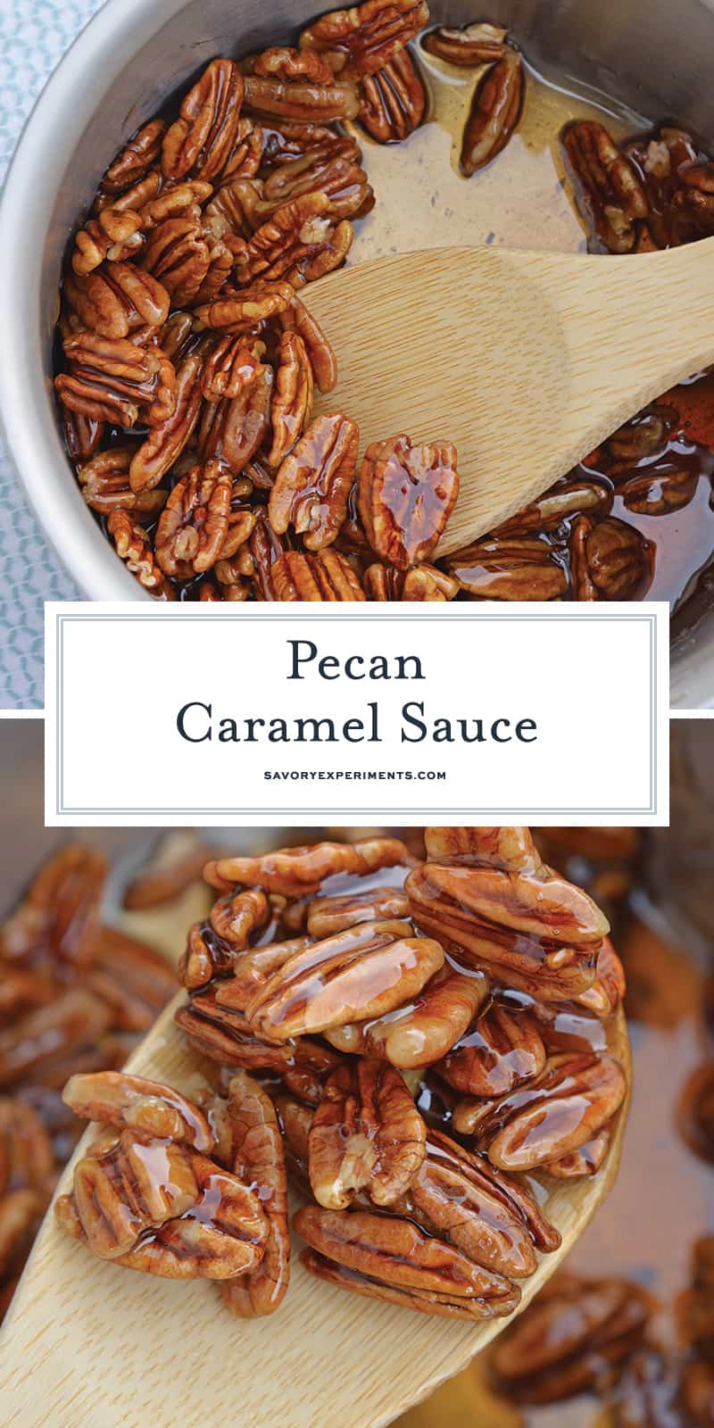 Pecan Caramel Sauce | Easy Praline Caramel Sauce Recipe