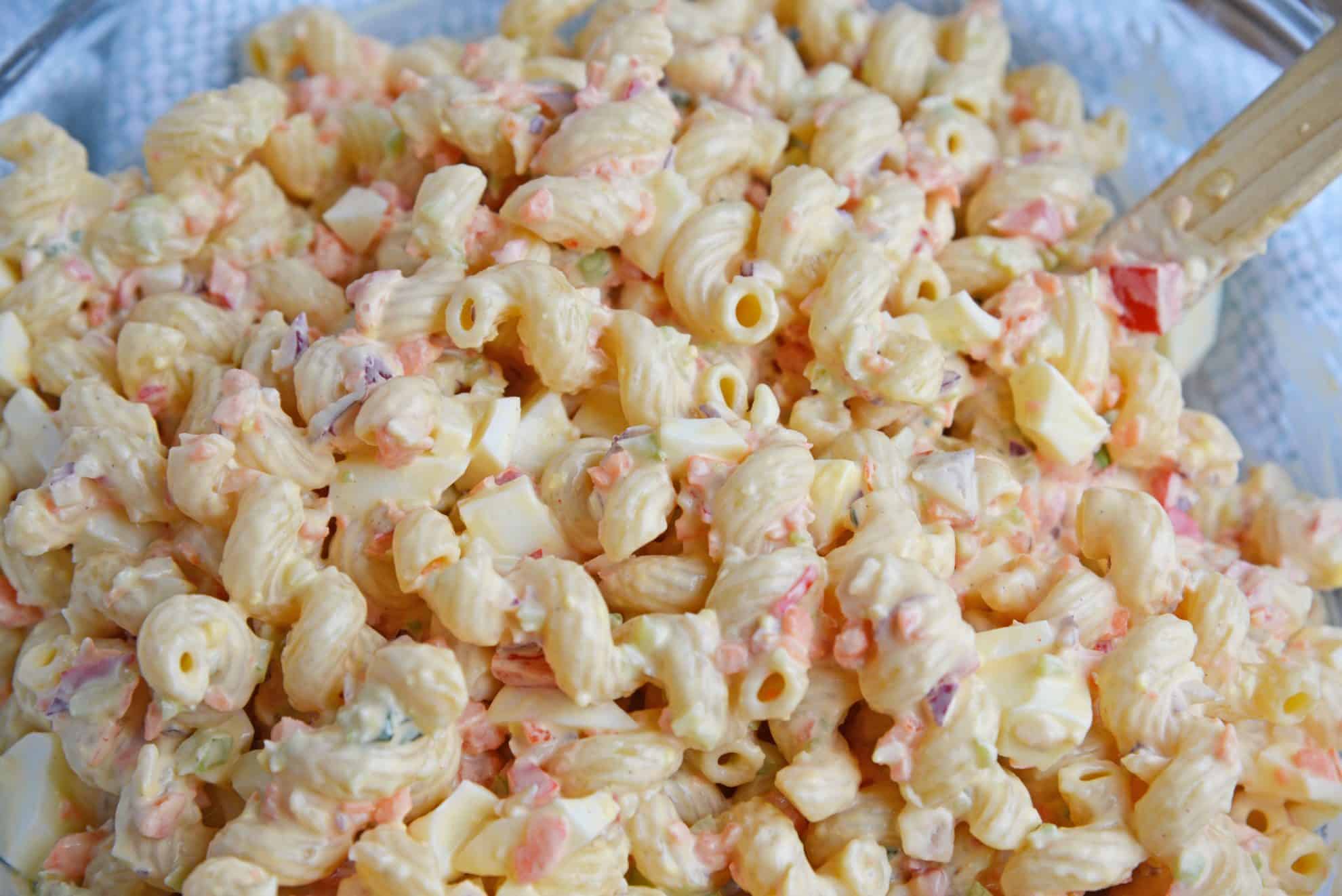 Deviled Egg Macaroni Salad | Easy Make Ahead Macaroni ...