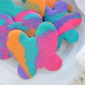 Tie Dye Butterfly Sugar Cookie