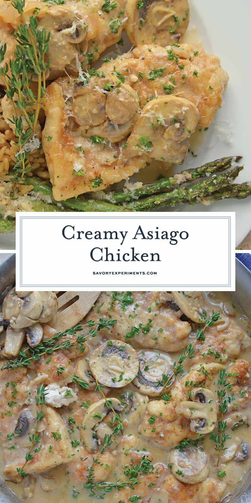 Asiago Chicken for Pinterest