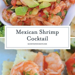 Mexican Shrimp Cocktail recipe for Pinterest