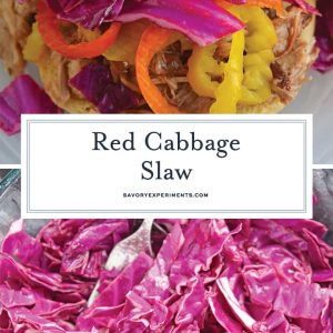 Red Cabbage Slaw for Pinterest