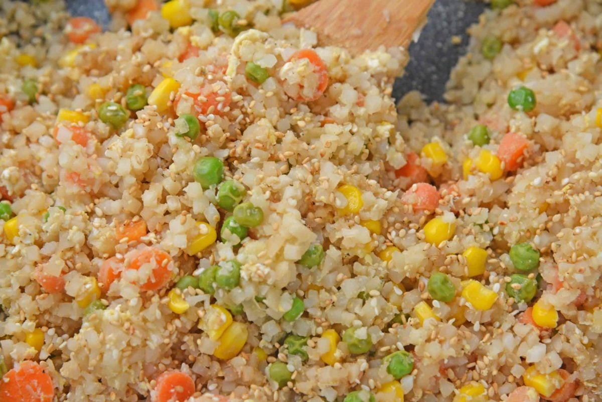 Acerca del arroz frito con coliflor