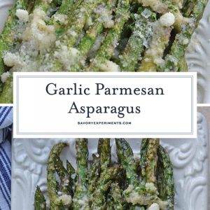 Garlic Parmesan Asparagus for Pinterest