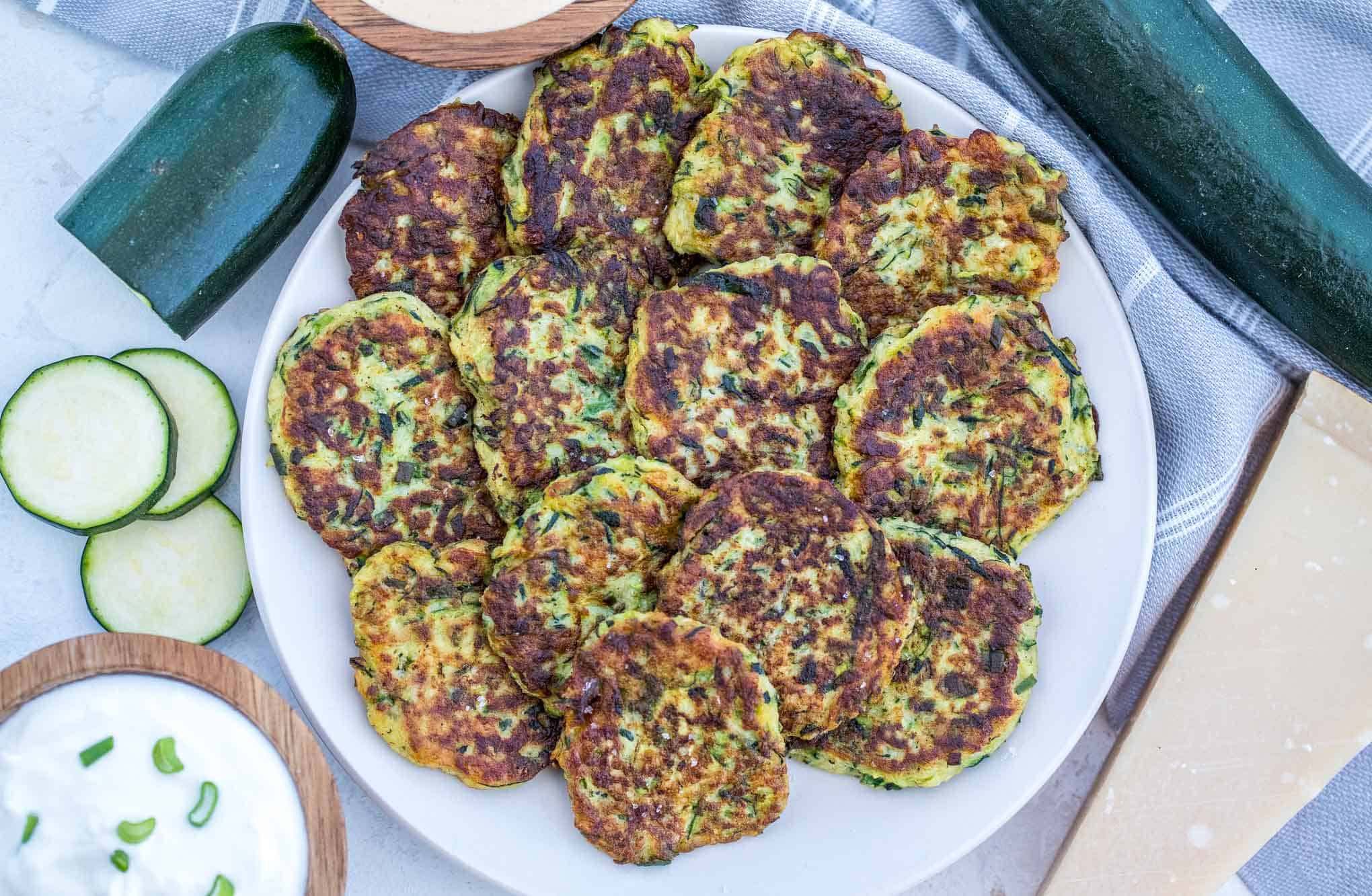 zucchini fritters 