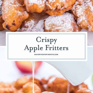 Crispy apple fritters for pinterest