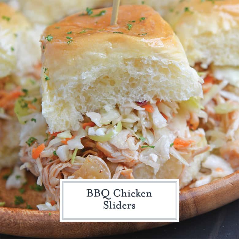 BBQ Chicken Slider with Coleslaw