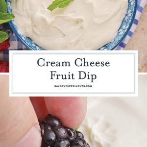 Best Cream Cheese Fruit Dip for Pinterest
