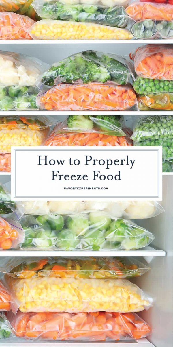 How to Properly Freeze Food - Keep Food Frozen Longer!
