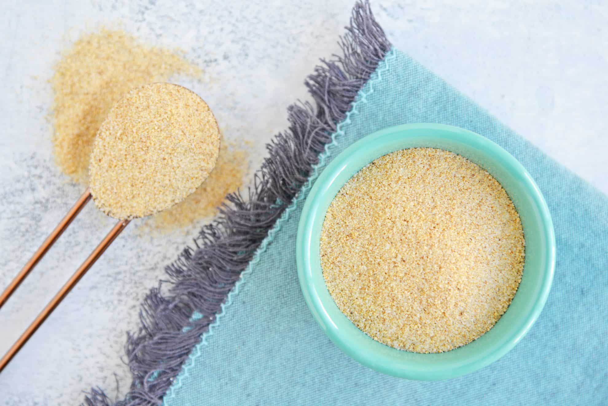 Overhead of homemade seasoned salt