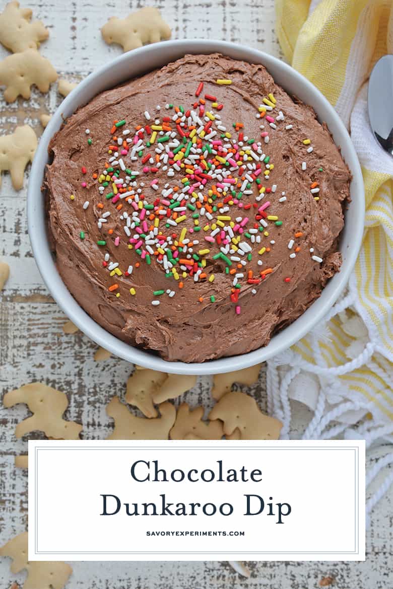 Chocolate Dunkaroo Dip for Pinterest