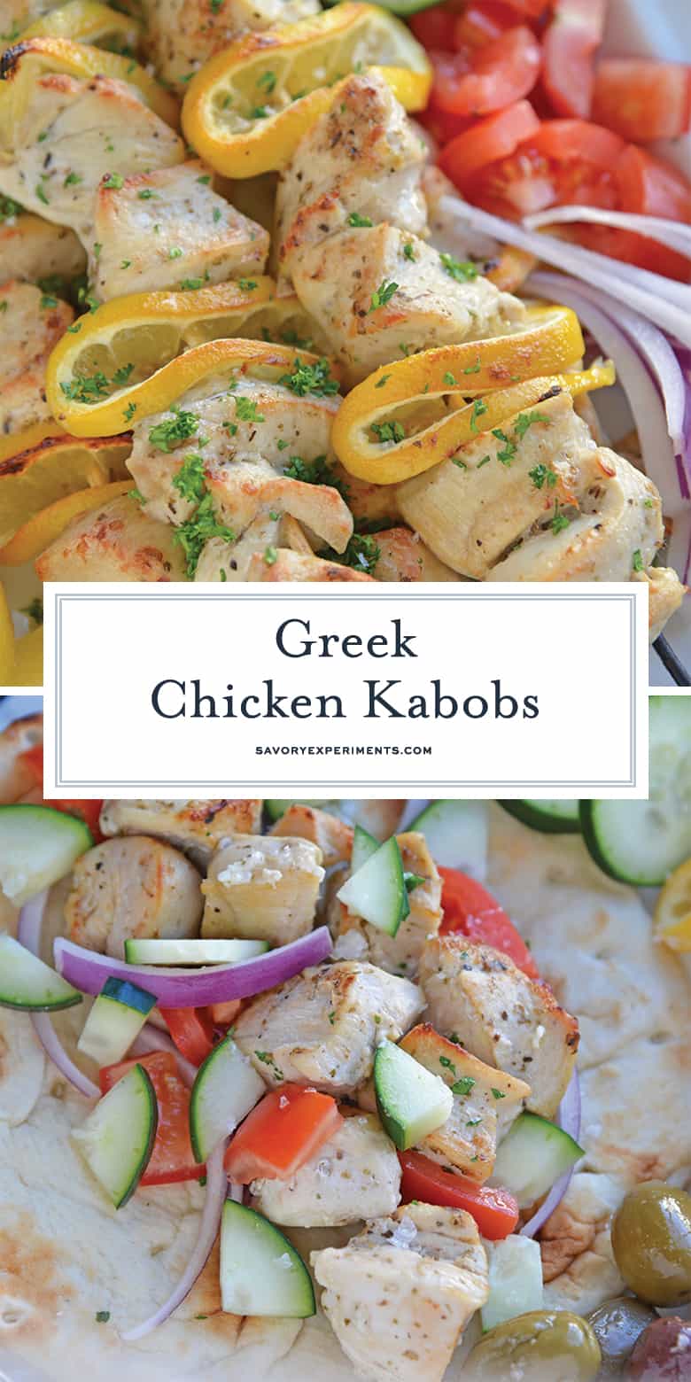 Greek chicken kabobs for pinterest