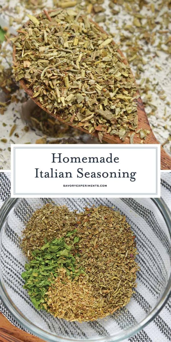Homemade Italian Seasoning Savory Experiments
