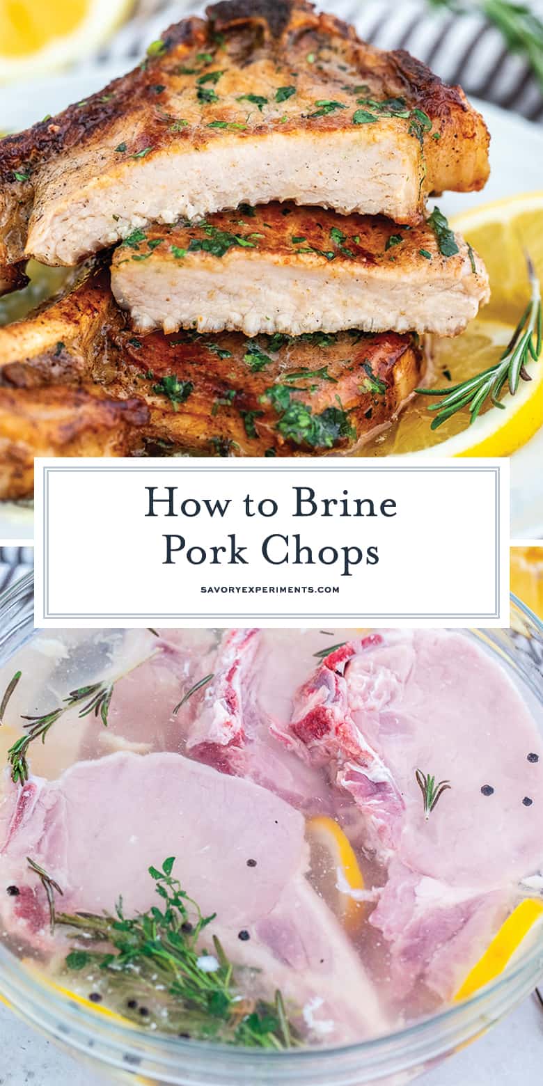How to Brine Pork Chops for Pinterest