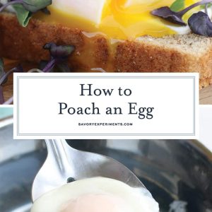 How to poach an egg for pinterest