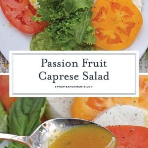 Passion Fruit Caprese Salad PIN