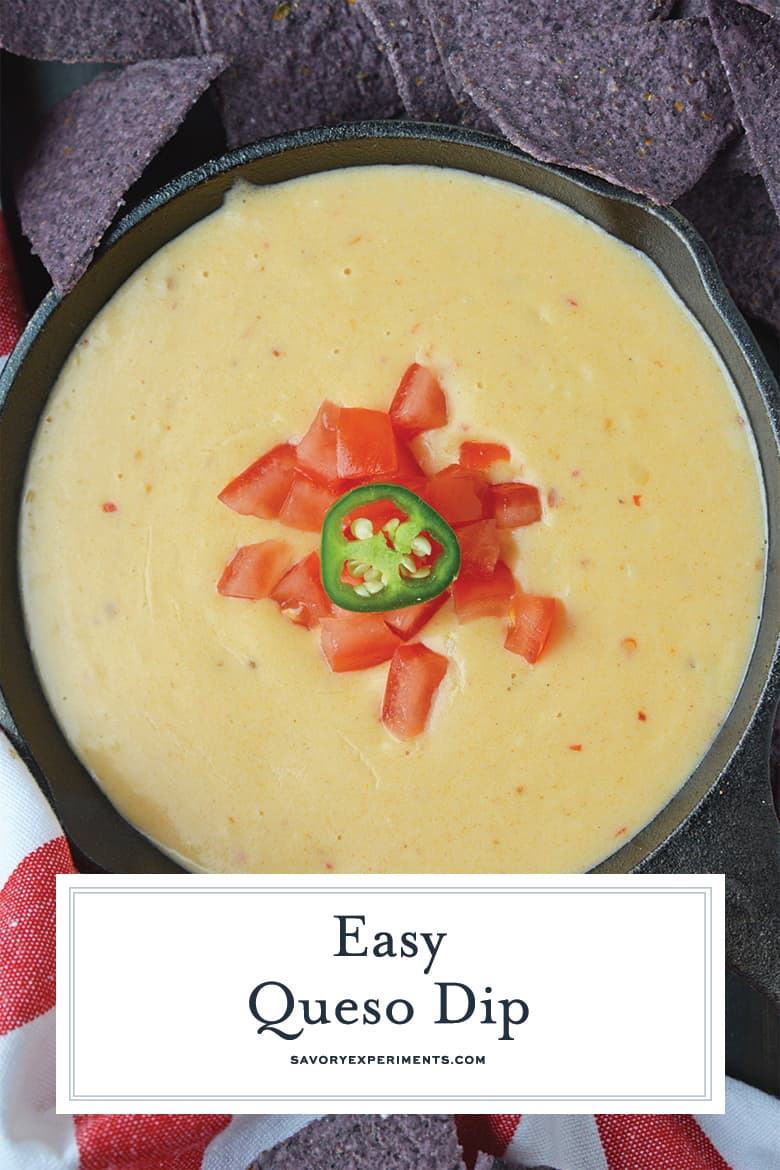 Bowl of mexican queso dip