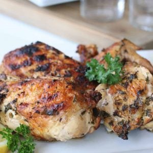 Grilled Chicken on a serving platter