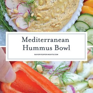 Mediterranean Hummus Bowl for Pinterest