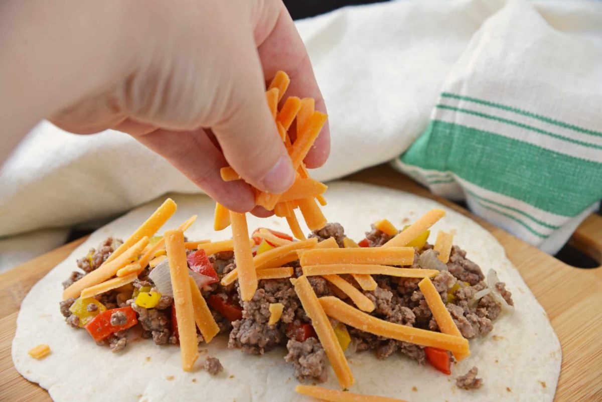 Smothered Beef Burritos Easy Cheese & Beef Burrito Recipe