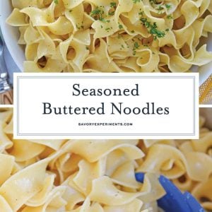 seasoned buttered noodles for pinterest