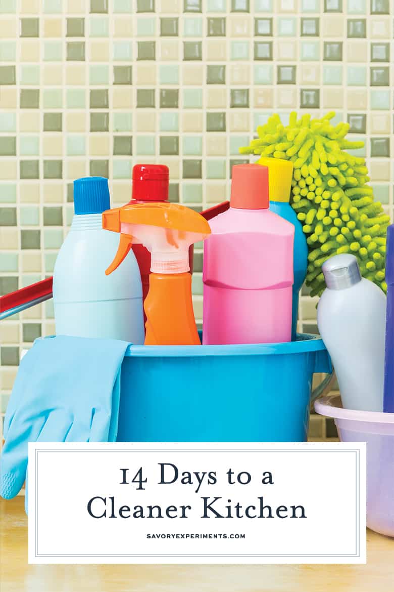 tips for cleaning your kitchen for pinterest